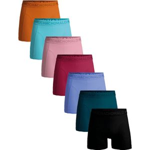 Muchachomalo – Boxershort Heren – Normale Lengte – Onderbroeken Heren – Boxershort – Ondergoed – 95% Katoen – 7 Pack – Maat S