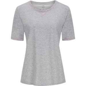 Mey T-Shirt Korte Mouw ZZZleepwear Dames 16895 437 stone grey melange XS