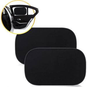 Toivo Auto-Zonneschermen Set Van 2 Stuks - Zelfklevend - 31x51 cm - UV Protectie - Zonnescherm Zijruiten - Zonwering Raam - Voor Kind en Baby