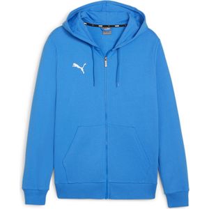 PUMA - teamGOAL Casuals - Herenjack - Blauw - Sweatshirt Pullover