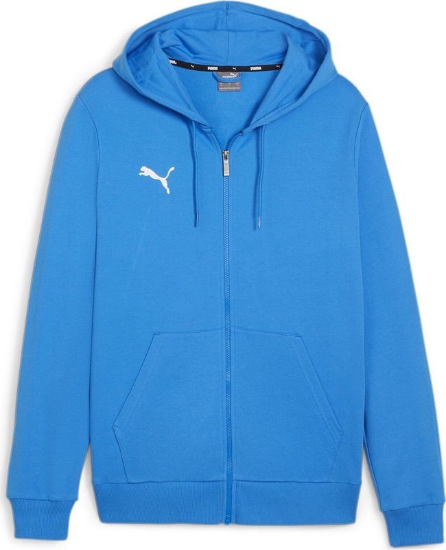 PUMA - teamGOAL Casuals - Herenjack - Blauw - Sweatshirt Pullover