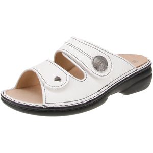 Finn Comfort - Muiltje - Zwart - Hoogwaardig Leer - Klittenband