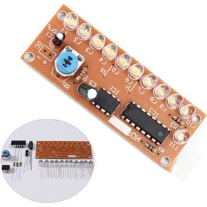 DIY NE555 + CD4017 Elektronica Kit Strobe Light Water Licht Vloeistof LED Module Kit voor Elektronische Productie Training