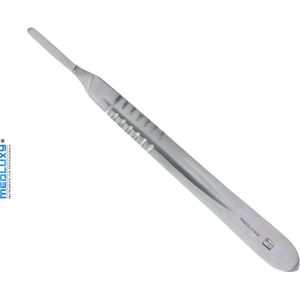 Medluxy Pro - Scalpelhouder #4 - 13,5 cm - RVS - M98 - scalpel meshouder, bistouri houder, houder voor verwisselbare mesjes
