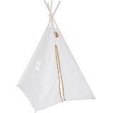 Atmosphera Kids Kinder-tipi tipi wigwam Linnen beige - Speeltent - H160 cm -