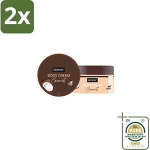 Sence Bodycrème Coconut 200 ml - Voordeelverpakking - 2 stuks - Lichaamscrème - Kokosolie