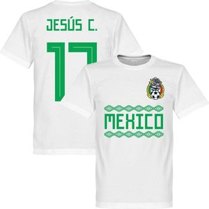 Mexico Jesus C. 17 Team T-Shirt - Wit - 5XL