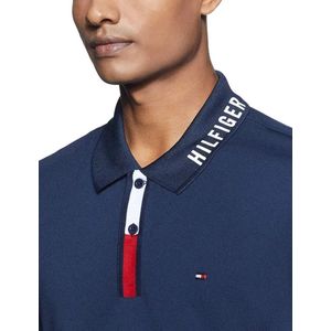 Tommy Hilfiger | Long sleeve polo | Navy | maat S