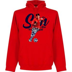 Son Zuid Korea Script Hoodie - Rood - S
