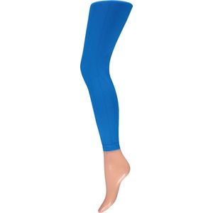 Apollo - Dames party leggings 200 denier - Kobalt Blauw - Maat L/XL - Gekleurde legging - Neon legging - Dames legging - Carnaval - Feeskleding