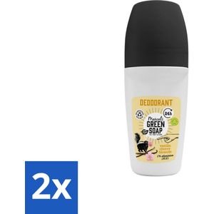 Marcel's Green Soap - Deodorant Roller - Vanilla & Cherryblossom - Langdurige frisheid - 50 ml - Voordeelverpakking - 2 stuks