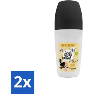 Marcel's Green Soap - Deodorant Roller - Vanilla & Cherryblossom - Langdurige frisheid - 50 ml - Voordeelverpakking - 2 stuks