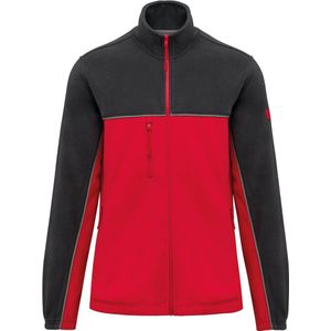 WK. Designed To Work Tweekleurige ecologishe uniseks fleece WK904 - Red / Dark Grey - L