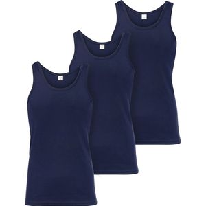 Ladeheid 3 pack Heren Singlet-Onderhemd Heren – Katoen – Blauw – S – LA-LA40-258-US