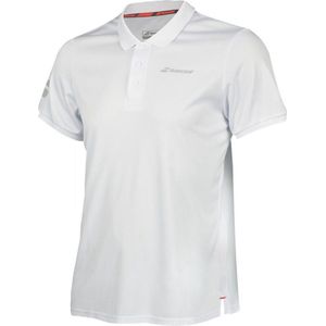 Babolat Core poloshirt, wit - Maat S -