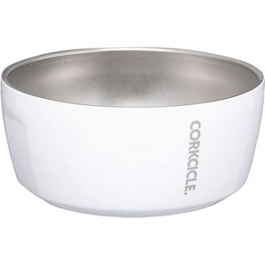 Corkcicle Dog Bowl- 475ML White-etensbak- drinkbak-honden-dieren