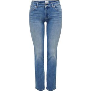 Only Jeans Onlalicia Reg Strt Dnm Dot568 Noos 15258103 Medium Blue Denim Dames Maat - W28 X L34