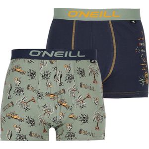 O'Neill premium heren boxershorts 2-pack - cactus - maat L