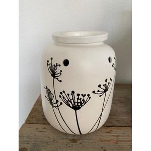 Scentchips Wax warmer/ Brander – Vase Black