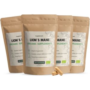 Lion's Mane - Capsules - 500 mg - Biologisch - Vegan