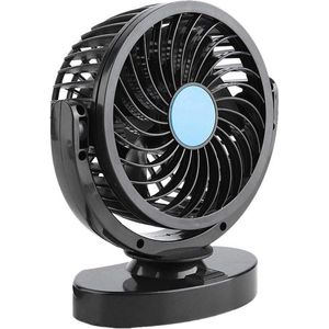 12V draagbare autoventilator - stille koelventilator voor auto minibus - elektrische auto ventilator met sterke wind - geluidsarm Auto Ventilator