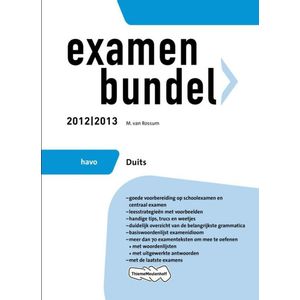 Examenbundel havo  Duits 2012/2013