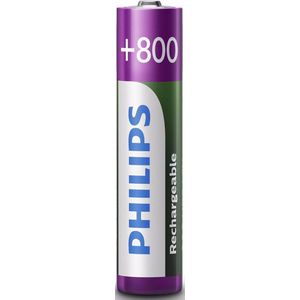 Philips R03B2A80/10 - AAA 800 mAh Oplaadbare Batterijen - 2 stuks