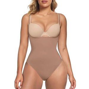 Open Bust Shapewear Dames - Figuurvormende Bodysuit voor een Perfecte Taille en Gladde Look