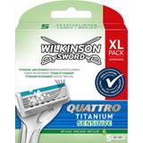 Wilkinson Quattro Titanium Sensitive scheermesjes 5 stuks