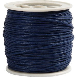 Creotime Katoenkoord Donkerblauw 1 Mm Dik 40 M