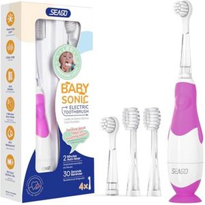Elektrische Tandenborstel voor Baby's en Peuters met Timer en Leuk Design