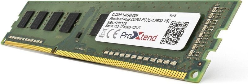ProXtend D-DDR3-4GB-004 geheugenmodule 1 x 4 GB 1600 MHz