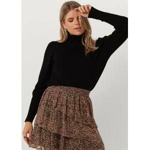 Notre-V Basic Knit Blouse Truien & vesten Dames - Sweater - Hoodie - Vest- Zwart - Maat XS