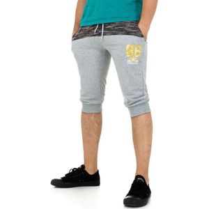 Heren korte broek lichtgrijs S
