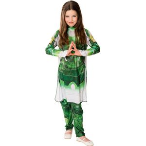 Rubies - Sersi Kostuum Meisje - Groen, Wit / Beige - Maat 116 - Carnavalskleding - Verkleedkleding