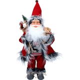 Christmas Gifts Kerstman-Pop - Kerstversiering voor Binnen - 46cm - Rood
