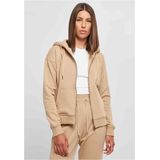 Urban Classics - Organic Terry Vest met capuchon - S - Beige