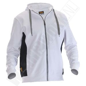 Jobman 5400 Sweatshirt Hoodie 65540020 - Wit/zwart - XL