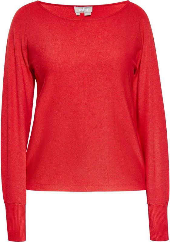 usha - Pullover - Zacht Gebreid - Met Gouden Draad