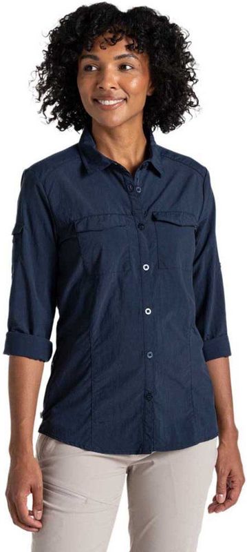 Craghoppers - Nosilife Adventure III - Overhemd - Blauw - Lange Mouwen