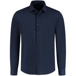GENTS knit pique - Katoen - Navy - Maat EU40/M