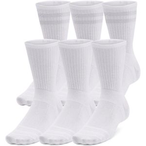 Under Armour - Essential Crew - Sokken - Wit - 6-pack