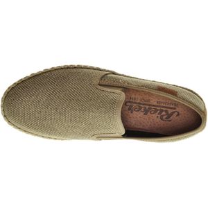 Rieker Beige Canvas Mocassin Heren Stof Zomer maat 40