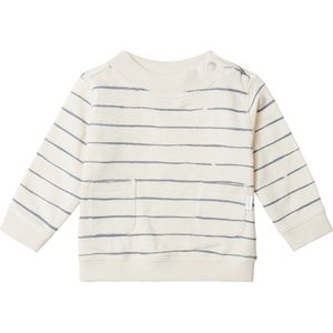 Noppies Boys Sweater Barrigton long sleeve Jongens Trui - Whitecap Gray - Maat 56