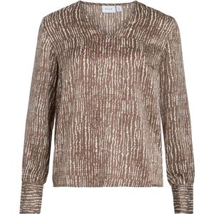 Vila - Visally Fia - Blouse - Birch - Dames