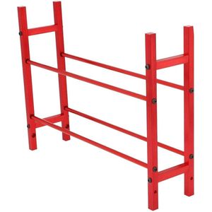 RC Bandenrek Bandendisplayplank Dubbellaags Goede stabiliteit met schroeven voor SCX10 90046 D90 - Rood - Opslag voor RC Auto Banden .