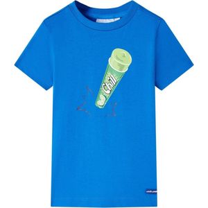vidaXL - Kindershirt - 92 - felblauw