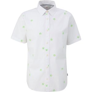 Overhemd - Korte Mouwen - Slim Fit - Print All-Over