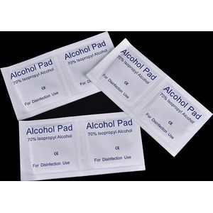 50x alcohol pads Alkotip Doekjes - Alcohol doekjes 50 stuks -voor beeldscherm, tablets, brillen, handen