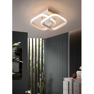Plafondlamp Wit - Gangpad Lamp - Moderne Lamp - 3 Kleuren - Plafondverlichting Slaapkamer of Hal - Woondecoratie - Plafoniere